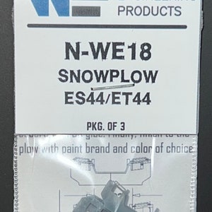 Wells Engineering Products N-WE18 General Electric Evolution Series ES44/ET44 Snowplow - N-scale