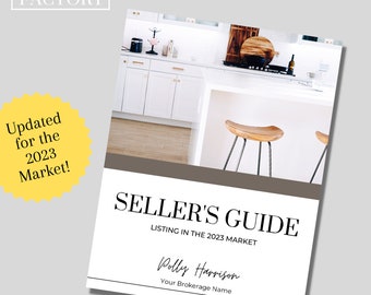 listing presentation kit real estate Real Estate Seller Guide for Sellers and Agents- INSTANT DOWNLOAD, Edit in Canva, Templates for realtors, marketing, Listing Presentation