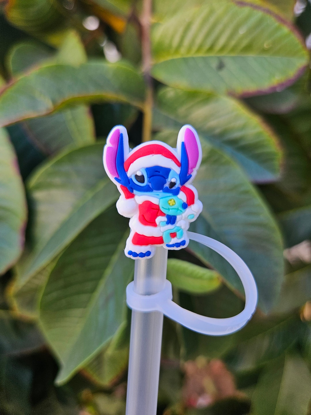 Christmas Stitch Straw Topper Etsy