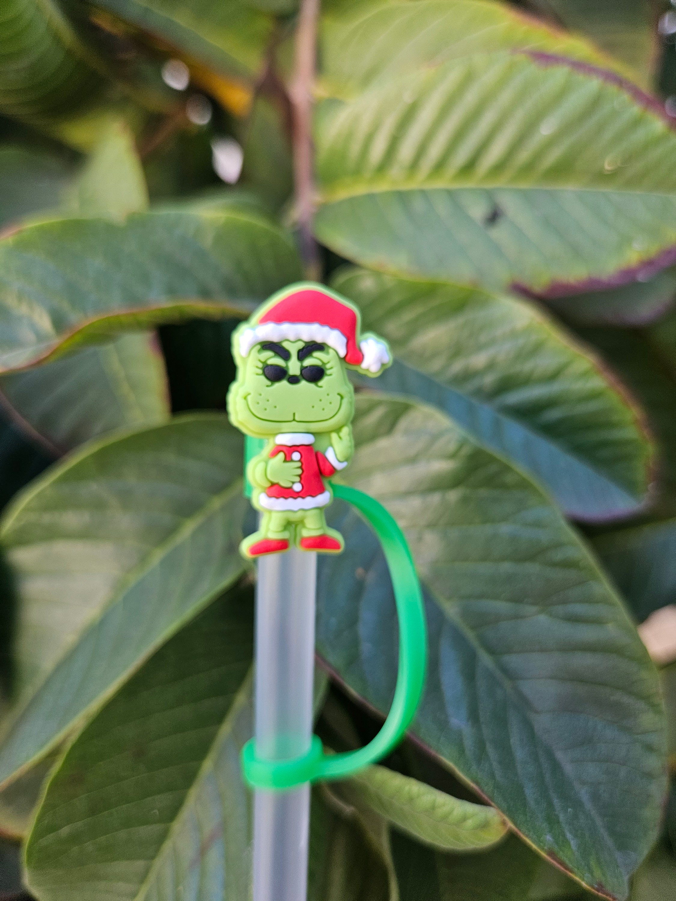Christmas Green Guy Straw Topper – Etch and Ember