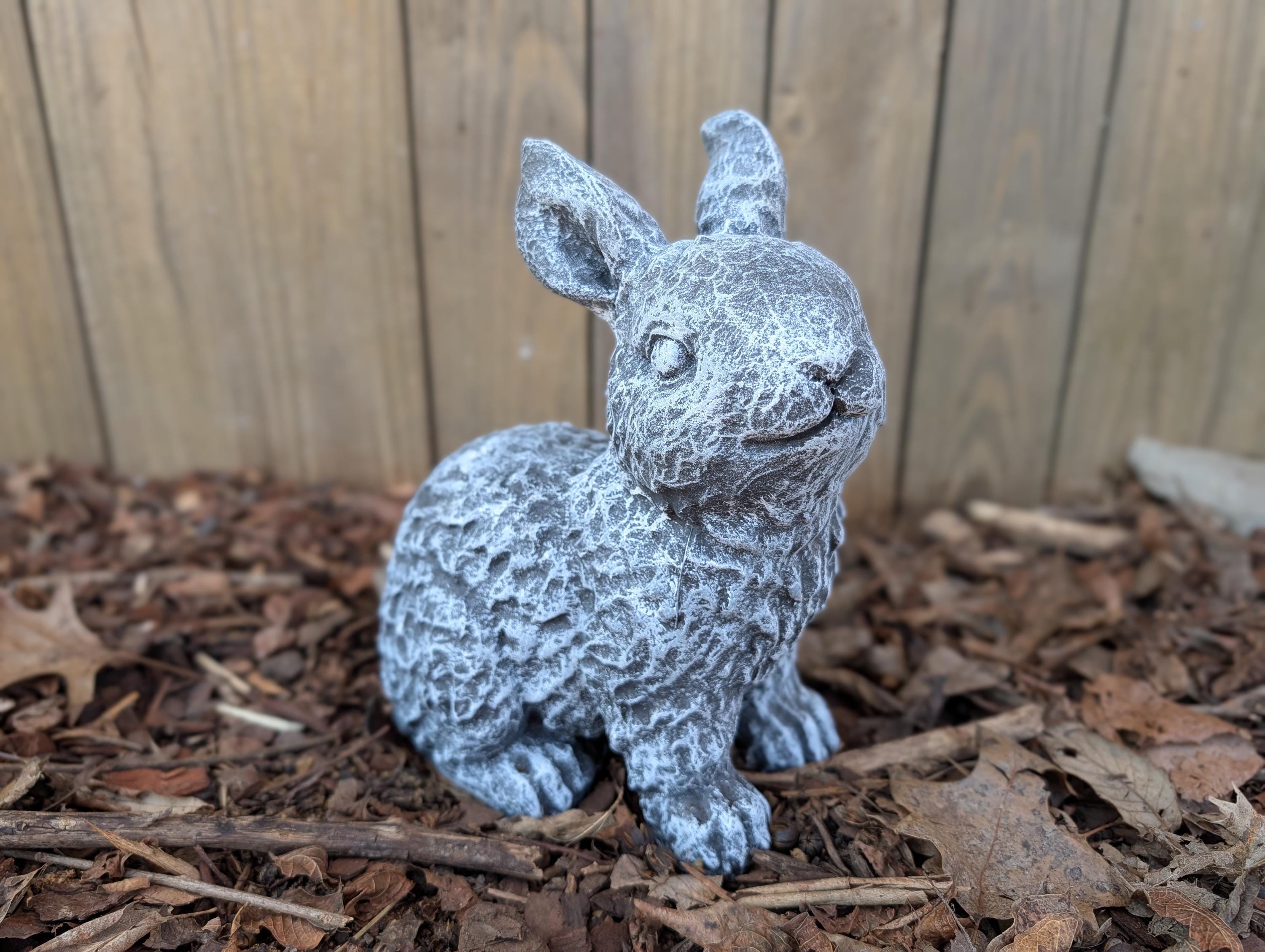 Metal Rabbit Statue - Etsy
