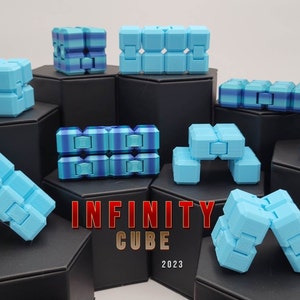 Fidget Cube, Infinity Cube,  Stress Reliever, Sensory Toy, Fiddle Cube, 3D printed gadget, desk toy, fidget spinner
