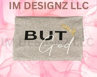 But God Inspirational Svg Png dtf