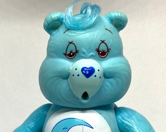 Osito de peluche vintage "Bedtime Bear" de Kenner. Figura articulada de 8,25 cm (3 1/4"). Año 1983.