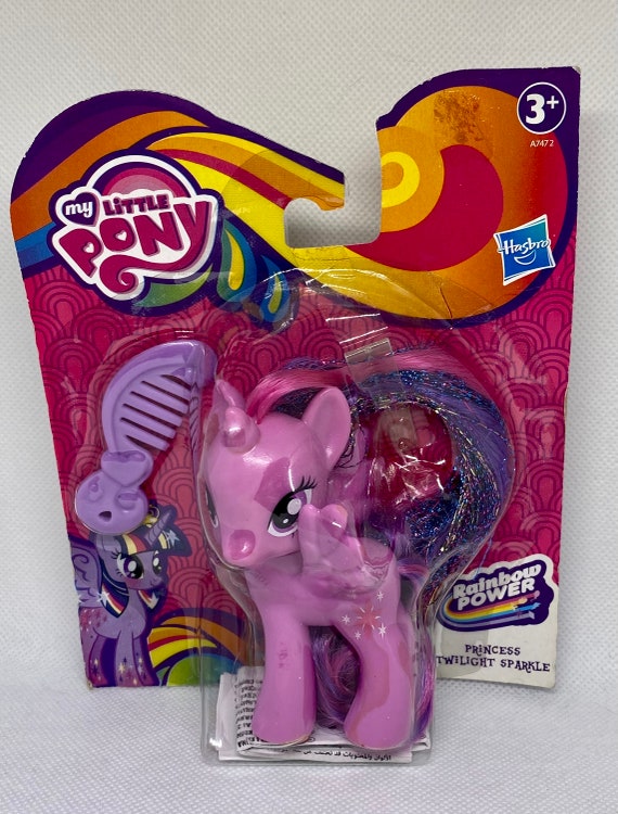 My Little Pony Pony Friends Figures 8cm Set of 6 - Pinkie Pie, Twilight  Sparkle, Applejack, Rarity, Rainbow Dash, Fluttershy