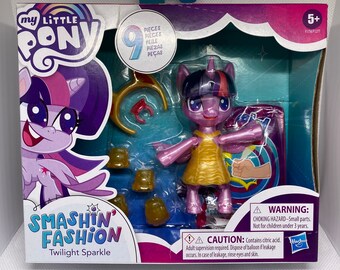 MLP  “Twilight Sparkle”, Smashin’ Fashion, My Little Pony Friendship is Magic, G4, new in box. Hasbro.