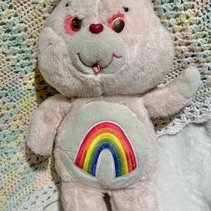 Vintage “Cheer Bear” Large Kenner Care Bear 1983. 16”/40cm.