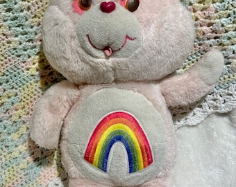 Vintage “Cheer Bear” Oso Kenner Care grande 1983. 16”/40cm.