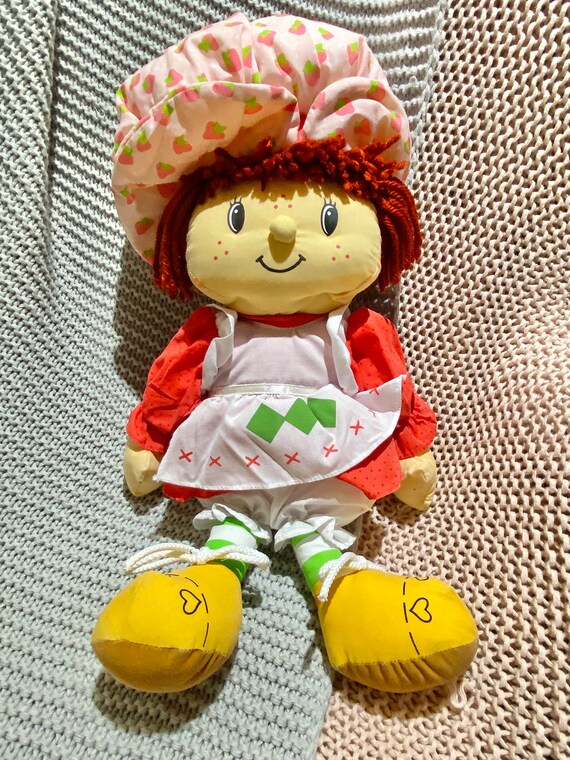 Vintage Strawberry Shortcake Plush strawberry Shortcake 18 46 Cm Tall. Ragdoll Style. 2002 Etsy UK