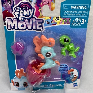 MLP “Bubble Splash” My Little Pony Friendship is Magic, G4 My Little Pony The Movie,  Sea Pony, seahorse. Hasbro.