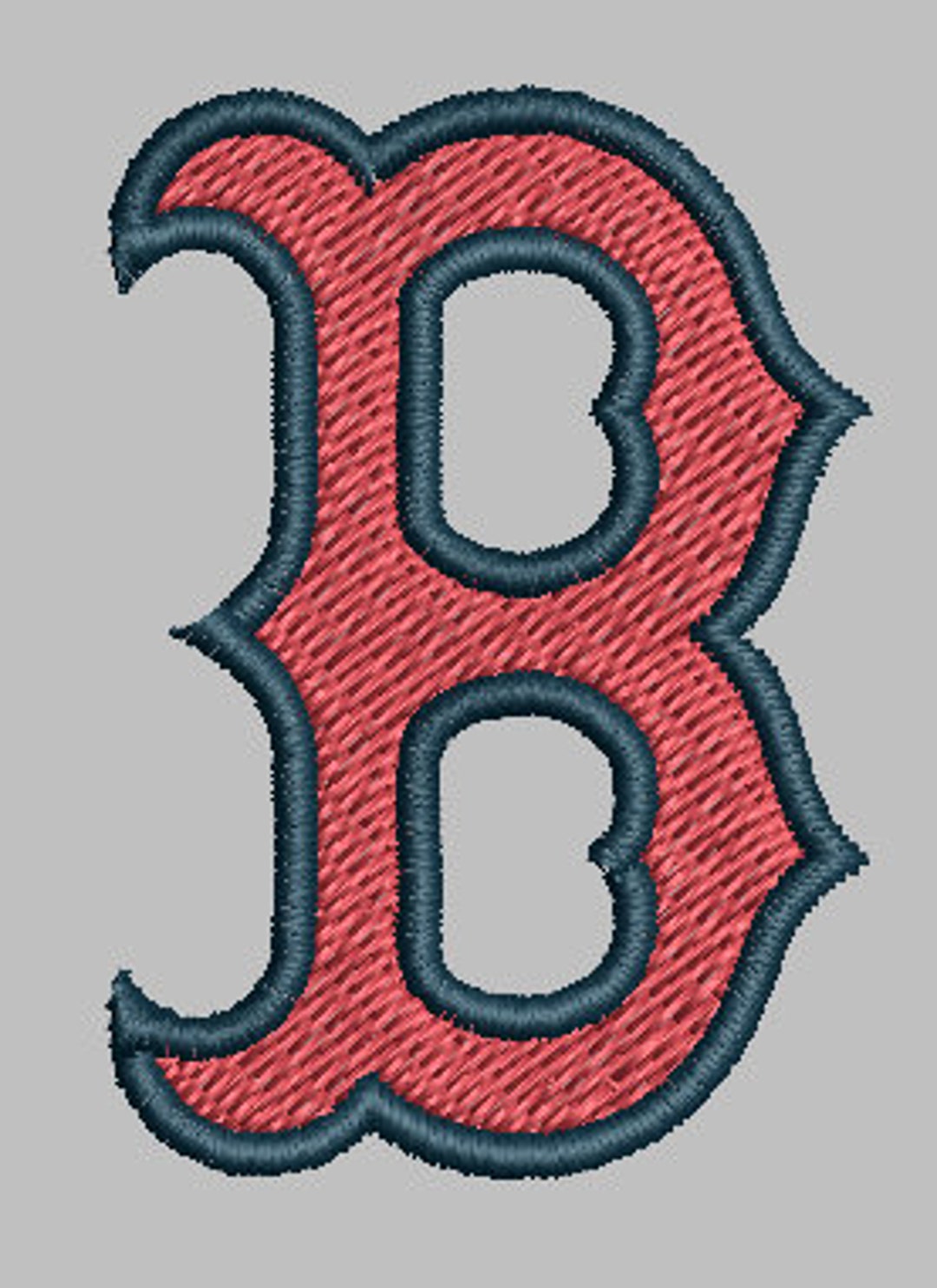 Boston Embroidery File - Etsy