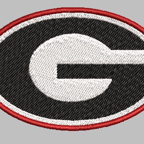Georgia Bulldog Logo Embroidery File