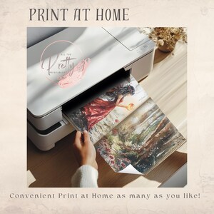 Ruby Forest Fairies Junk Journal Pages – 12 Printable Watercolor ...