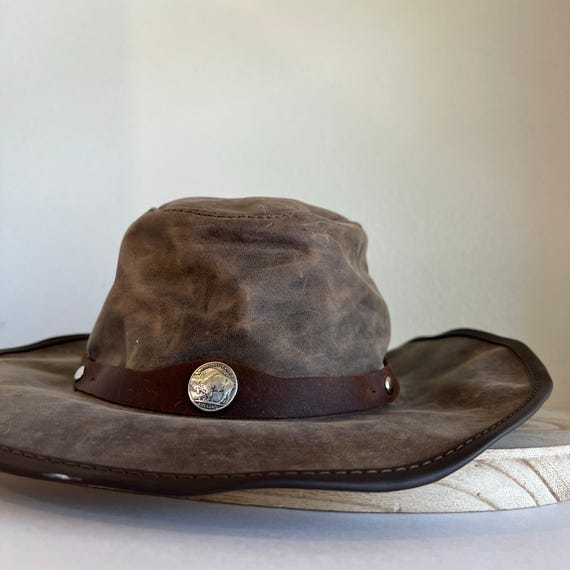 Vintage 90s Brown Suede Genuine Leather Bendable Nickel  display picture 2