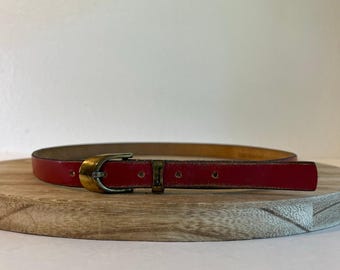 Vintage VTG NEW Not Worn Authentic Coach Red French Calfskin  display picture 3