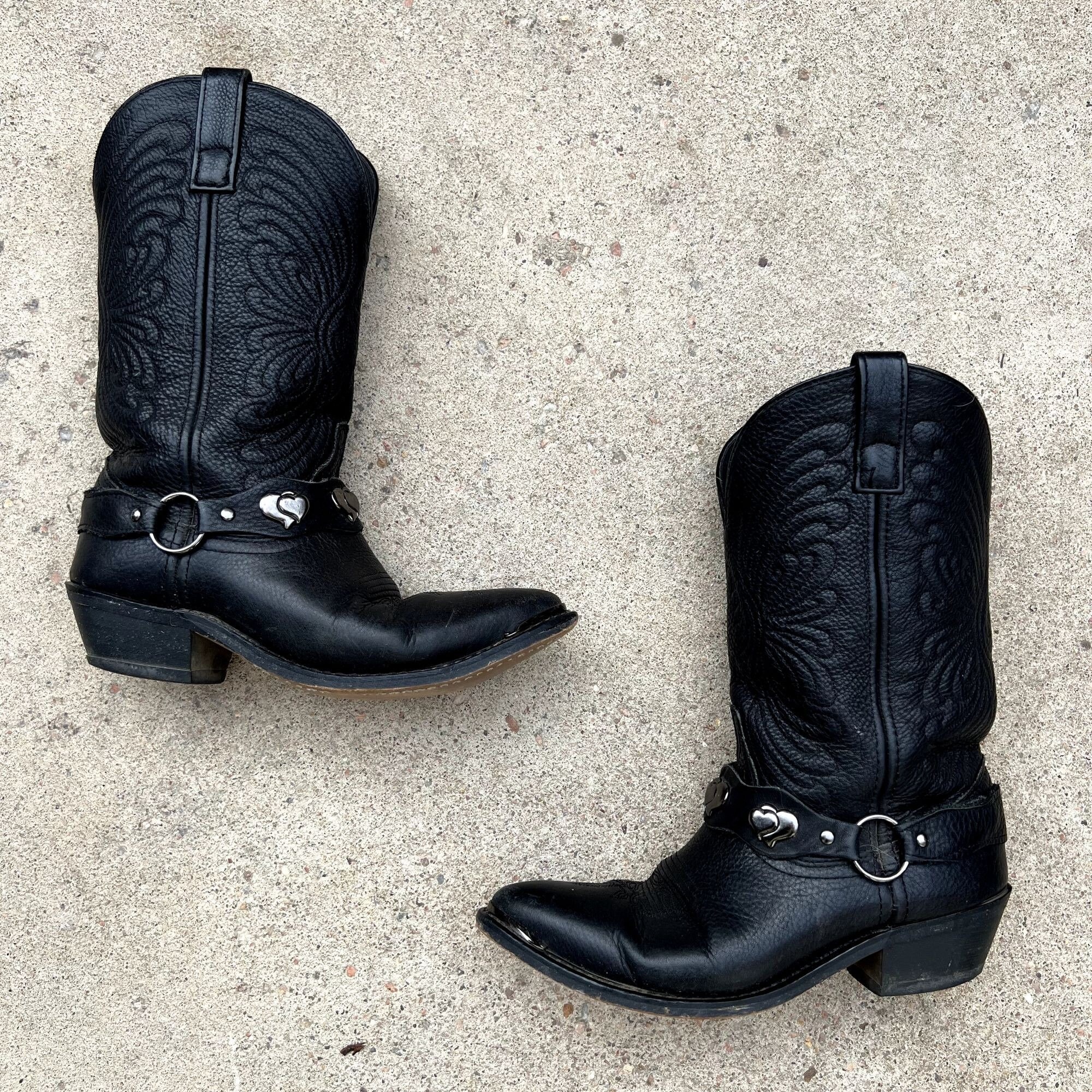Goth Cowboy Boots Etsy