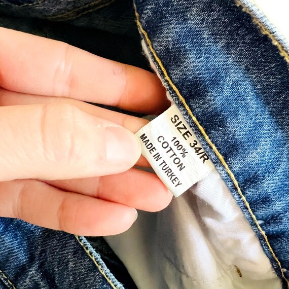 Run & Fly 70s Festival Blue High Rise Wide Flare Leg … Gem