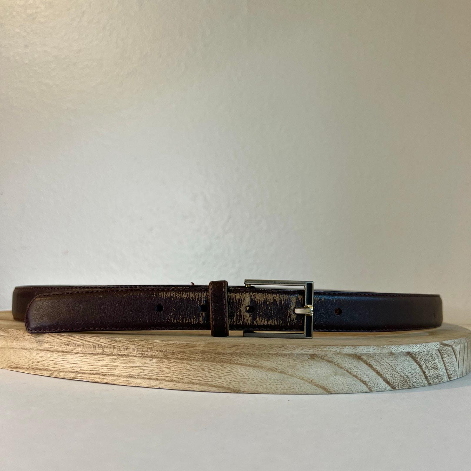 Vintage 90s Brown Distressed Worn in Genuine Harness Leather  display picture 1