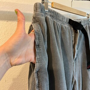 グラミチUSA グレー リングスパンコットン コーデュロイ ユニセックスパンツ サイズXXL 画像 3