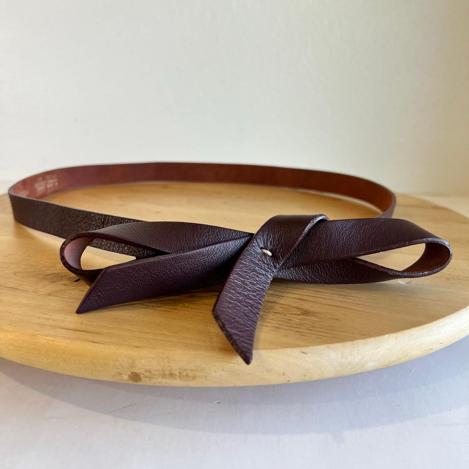 Burgundy Wrap Belt - Etsy display picture 3