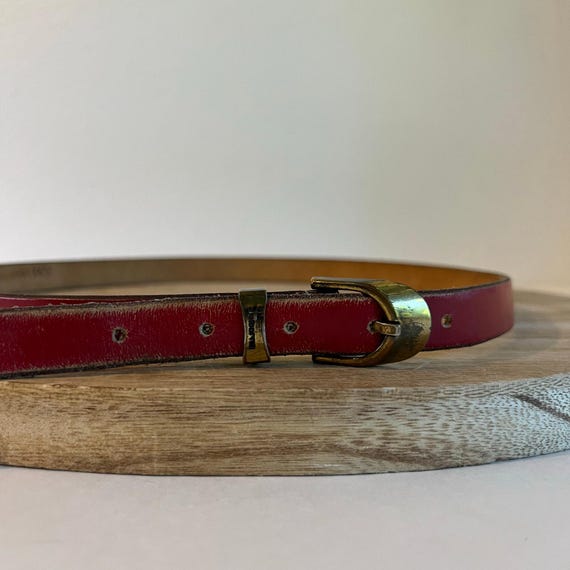 Liz Claiborne Vintage Leather Belt Vintage Liz Claiborne Genuine Leather Belt With Western  main image 3