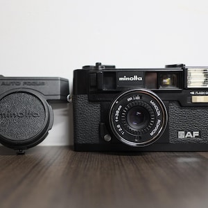 Minolta Hi-Matic AF 35mm Point and Shoot Film Camera