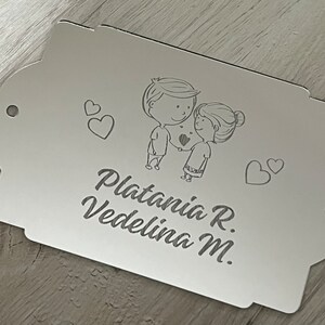 Personalized door plate