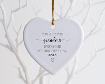 Grandma Ornament Christmas Gift for Grandma Christmas Present for Grandma gift from grandkids Grandma Christmas gift Grandma Keepsake