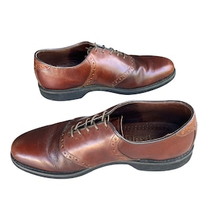 VTG Dexter Copley All Leather Oxfords Brogue Detailing Men‎ Sz 8.5M Burgundy USA VTG Dexter Copley All Leather Oxfords Brogue Detailing Men  main image 3