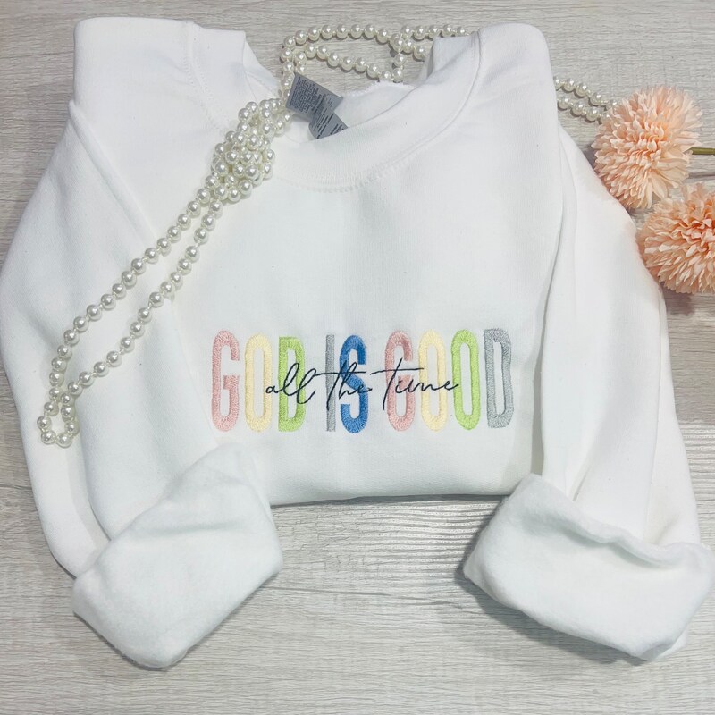 God Is Good Bella Canvas Premium Sweatshirt