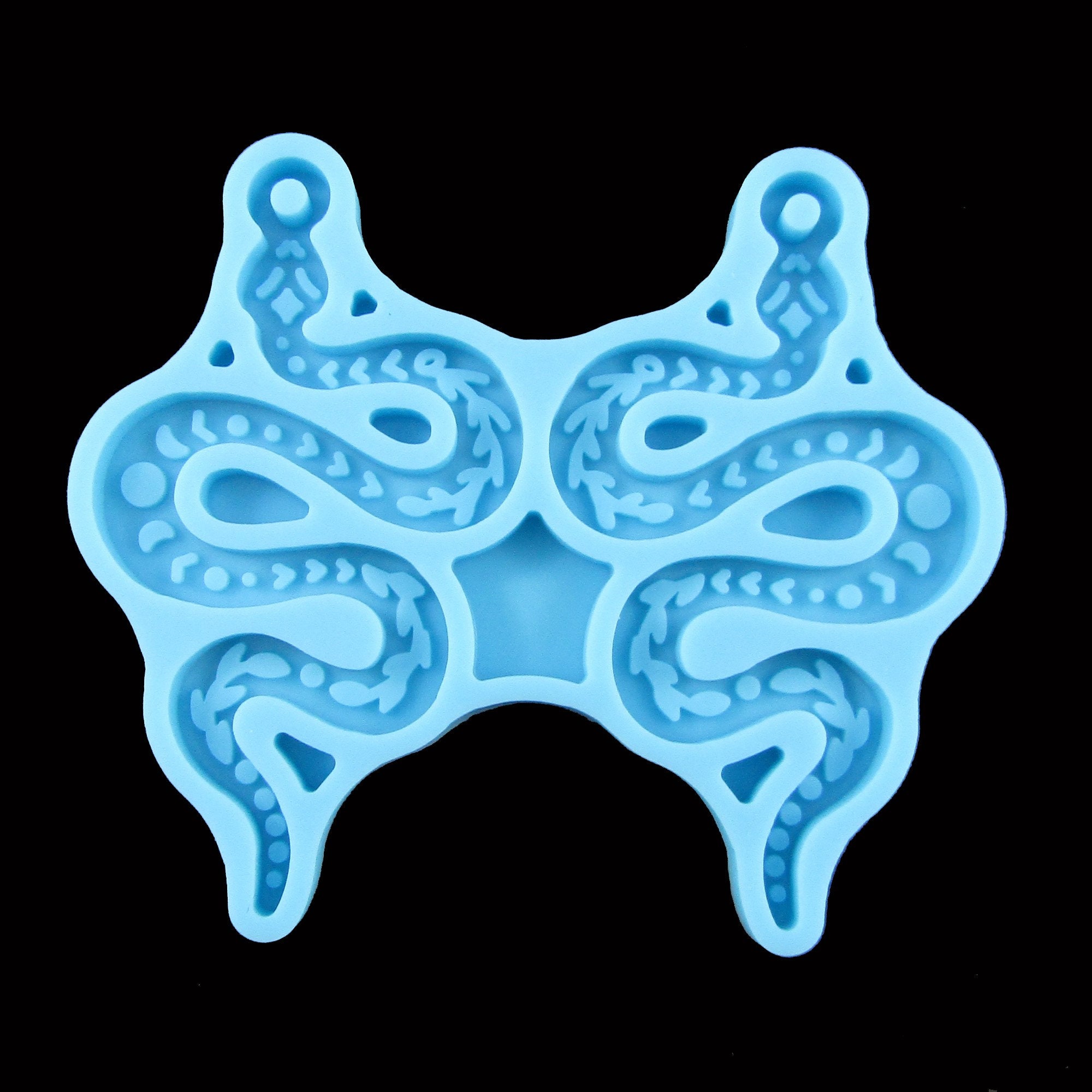 Epoxy Resin Celestial Serpent Snake Pendant Earring Silicone Mould FREE ...