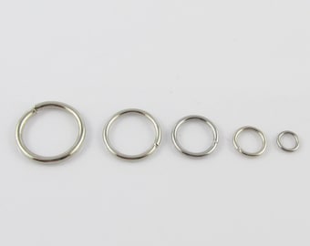 Bulk 304 Stainless Steel Jump Rings Open Jumprings Craft Select Size FREE POST