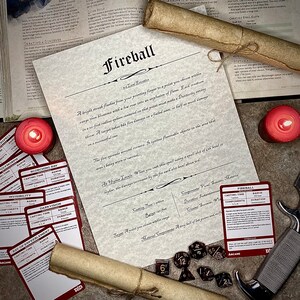 Spell Scroll Printouts for Dungeons & Dragons (5e)