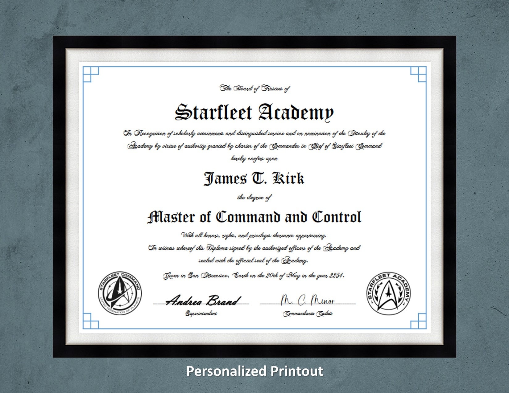 Starfleet Academy Diploma Template Guide & Template Download
