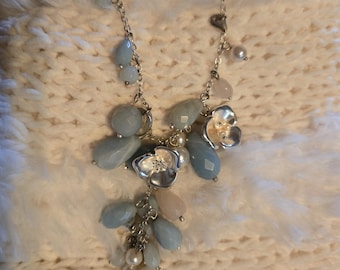 Vintage Fossil Lariat Necklace