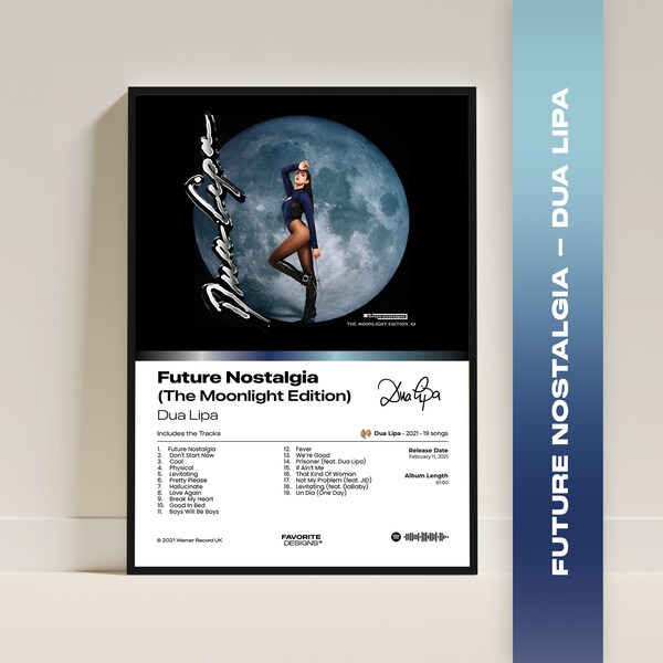 Dua Lipa Moonlight - Etsy