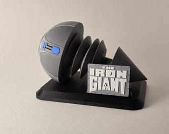 Iron Giant Screw Prop – Screen Accurate 3D Printed Movie Replica with Hidden Message Compartment