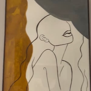 watercolor line art