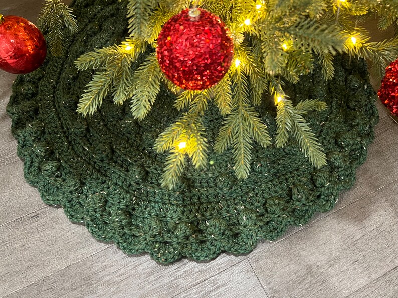 Crochet Christmas Tree Skirt Etsy