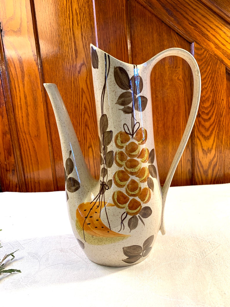 Red Wing Pottery Water Wine Coffee Tea Jug Serving Pitcher Etsy