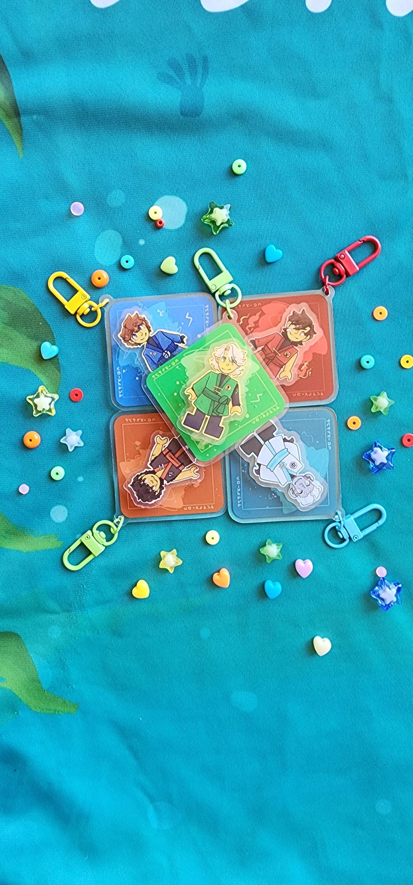 Jay Ninjago Keychain - Etsy