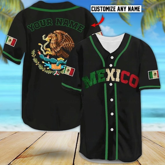 AVAILABLE Mexico Palm Tree Baseball Jersey