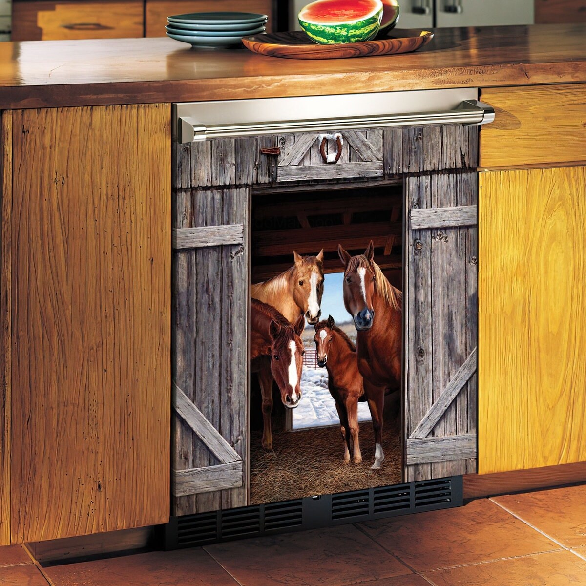 Discover Horse Dishwasher Cover, Horse Kitchen Magnet