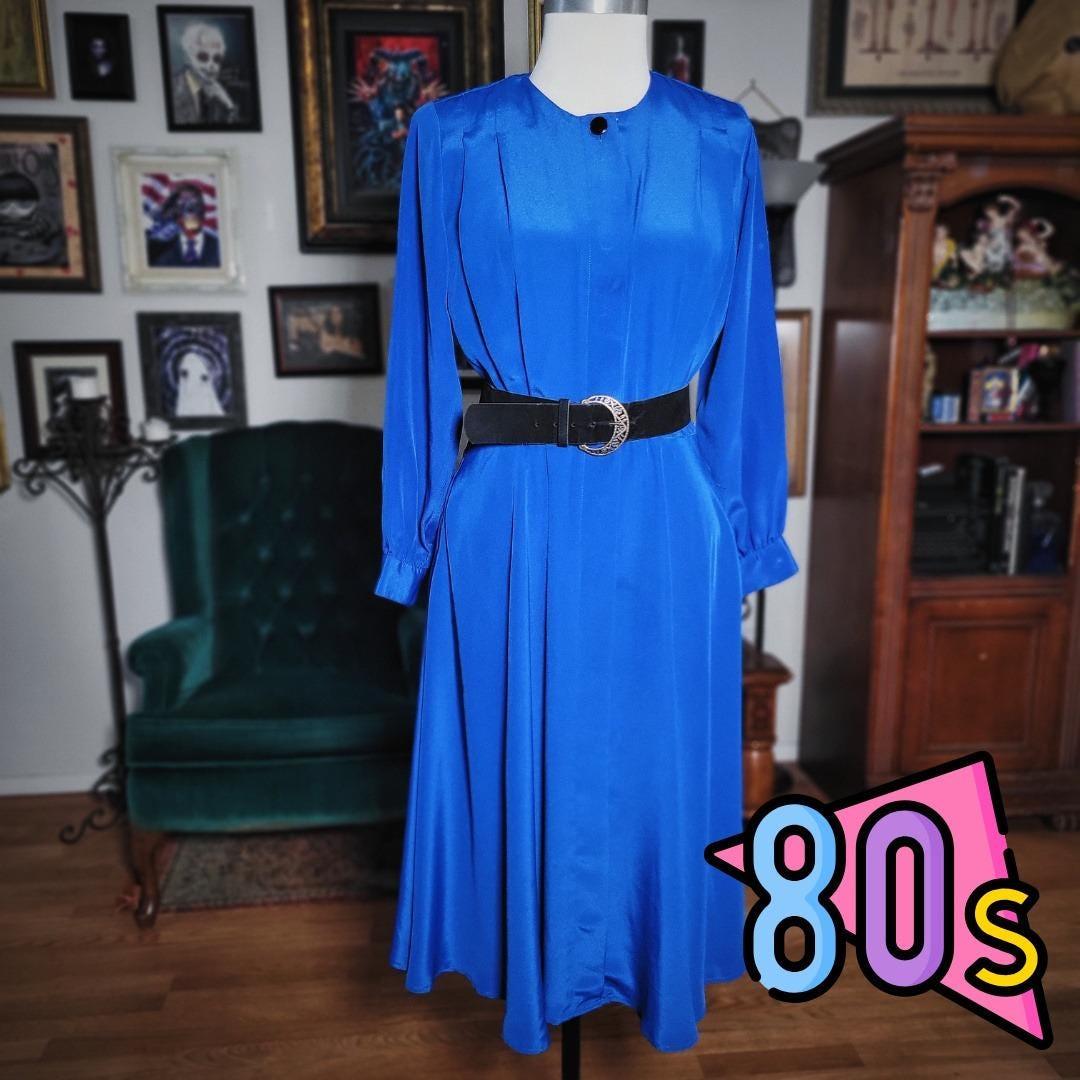 80s Longsleeve Dress - Etsy
