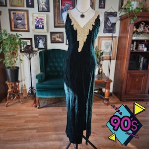 Emerald Vintage Dress - Etsy