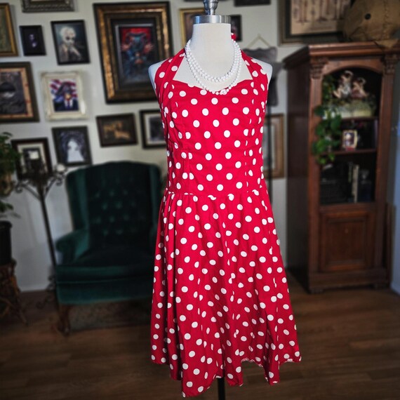 halter neck pin up dress Pin-Up Halter Dress