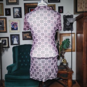 Urban Outfitters Mini Dress Vintage Y2K Checkerboard Ruched Mallgoth Medium immagine 6