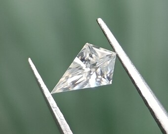 0.31 CT Kite Cut Antique Loose Moissanite Use For Engagement Ring Pendant Best For Moissanite Custom Jewelry Making Anniversary Wedding Ring