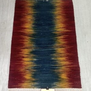 Swedish Kilim Rug: Handwoven Wool Flatweave, Southwestern Design