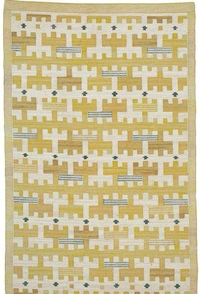 kilim Rug Authentische Flachgewebe Kelim Teppiche aus Schweden: Zeitloser, nordischer Charme für Ihr Zuhause
